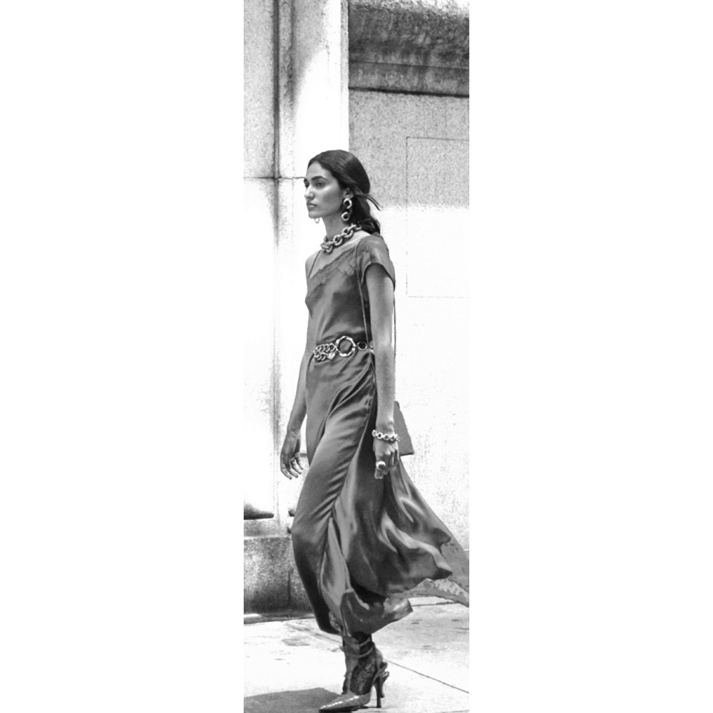 SoldZara collection Contrasting Lace Dress